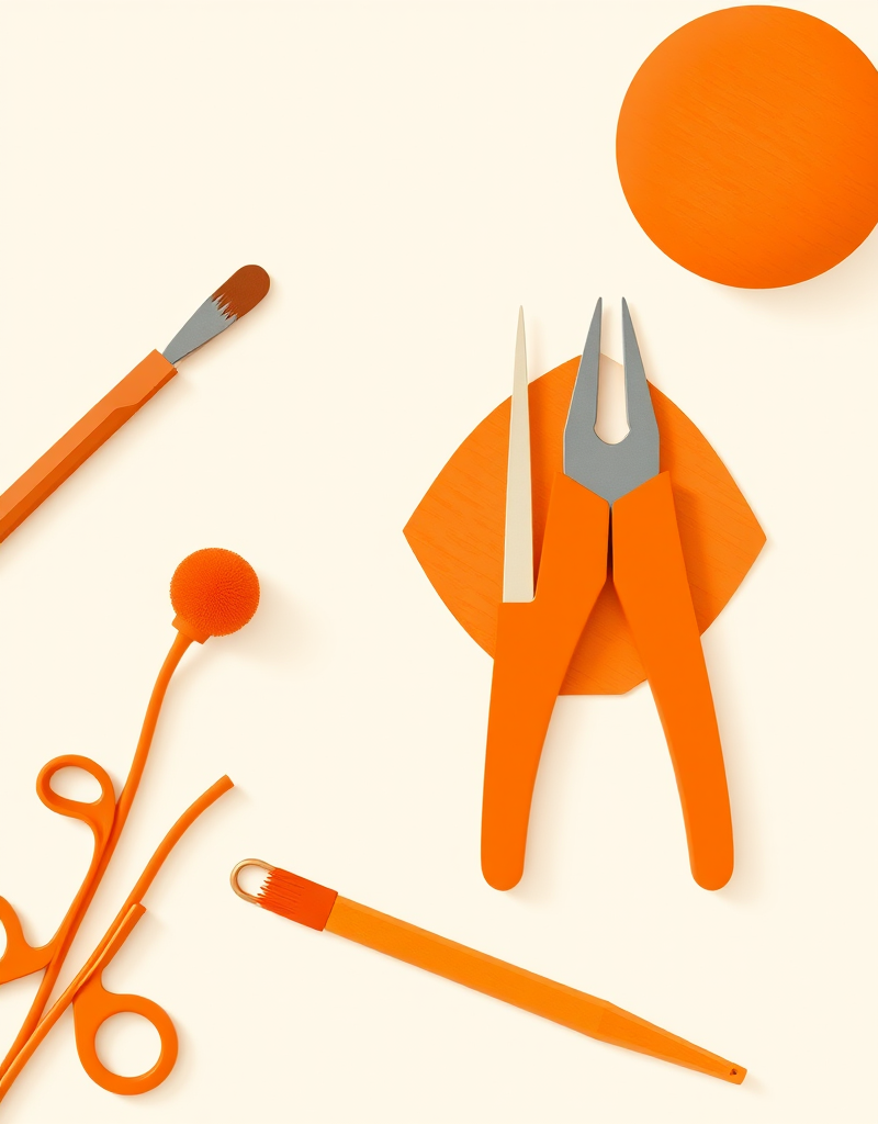 [ManuFruktura] Мандарин из полимерной глины + дольки (Юлия Бухарова)